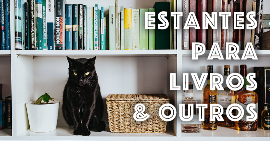 10 Prateleiras ou Estantes para Livros